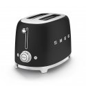 Smeg TSF01BLMEU skrudintuvas 6 2 griežinėliai 950 W Juoda, Nerūdijančiojo plieno Smeg TSF01BLMEU skrudintuvas 6 2 griežinėliai 950 W Juoda, Nerūdijančiojo plieno