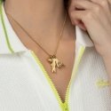 Tommy Hilfiger Modern Gold Plated Bar Chain Necklace 2780998