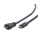 Gembird CCP-USB3-MBMCM-1M USB kabelis USB 3.2 Gen 1 (3.1 Gen 1) USB C Micro-USB B Juoda Gembird CCP-USB3-MBMCM-1M USB kabelis USB 3.2 Gen 1 (3.1 Gen 1) USB C Micro-USB B Juoda