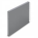 Hama 00009837 foto albums & papīra aizsardzības pārklājums Pelēks 50 lapas 10 x 15 Spirāles iesējums