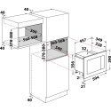 Whirlpool WMF200G Melns Kombinētā mikroviļņu krāsns Iebūvēts 20 L 800 W Whirlpool WMF200G Melns Kombinētā mikroviļņu krāsns Iebūvēts 20 L 800 W