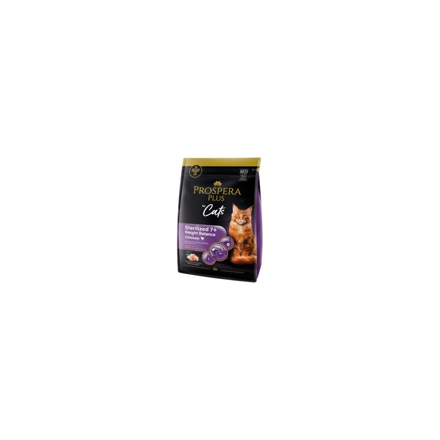 Prospera Plus sterilizēta 7+ vistas gaļa Svara līdzsvars 2kg – 2