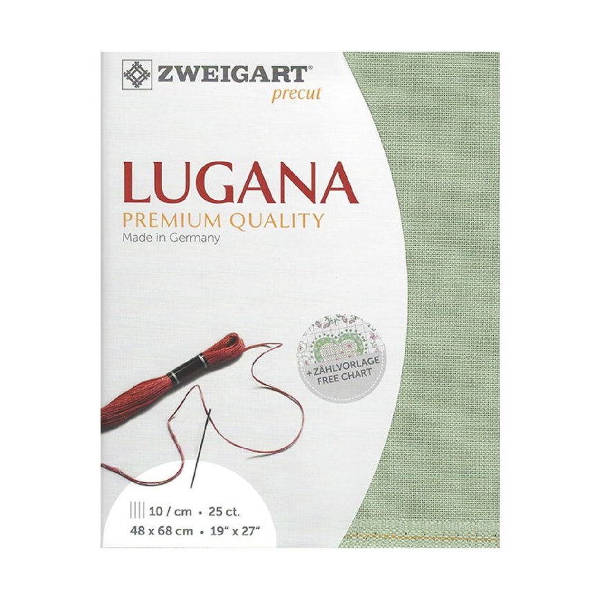 Zweigart Drobe Zweigart Sawitzki Eelne lõigatud Lugana 48x68 cm 38356184868