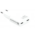 Everactive Super Slim QC 4+ 30W Wired Charger 2xUSB-C White SC-385Q Everactive Super Slim QC 4+ 30W Wired Charger 2xUSB-C White SC-385Q