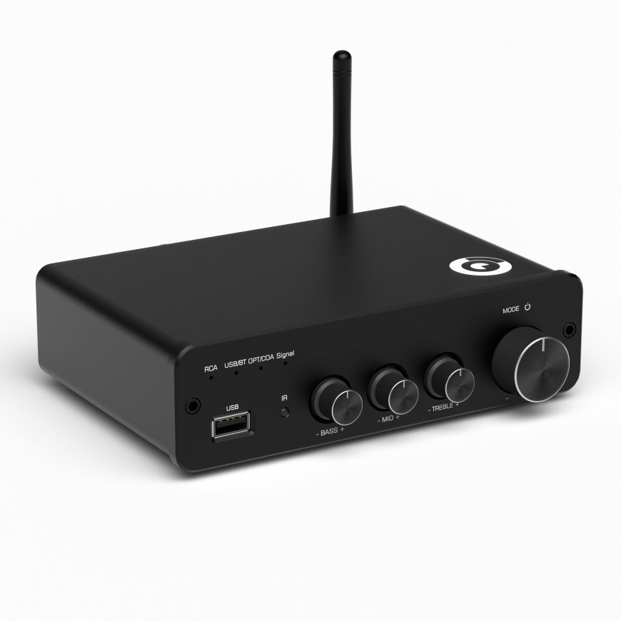 ProCaster AMP101 - stereo stiprintuvas su Bluetooth ryšiu