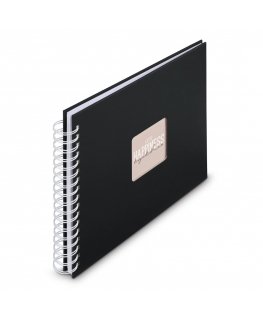 Hama 00009831 foto albums & papīra aizsardzības pārklājums Melns 50 lapas 10 x 15 Spirāles iesējums