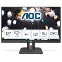 AOC E1 24E1Q kompiuterio monitorius 60,5 cm (23.8") 1920 x 1080 pikseliai „Full HD“ LED Juoda AOC E1 24E1Q kompiuterio monitorius 60,5 cm (23.8") 1920 x 1080 pikseliai „Full HD“ LED Juoda