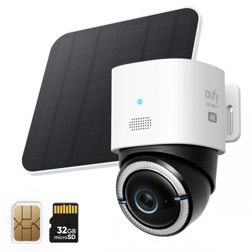 Eufy 4G LTE Cam S330 Lode (forma) IP drošības kamera Ārējie 3840 x 2160 pikseļi Griesti/Siena/Stabs – 2