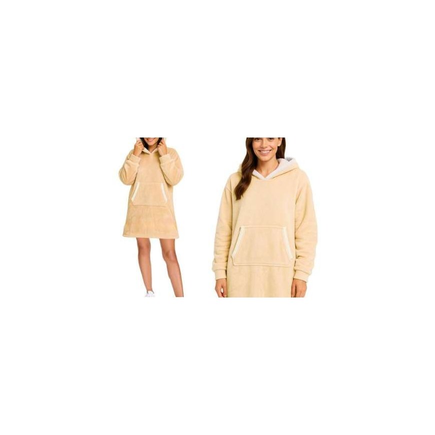 XXL Hoodie - Sand Color Blanket Ruhhy 26146 – 2