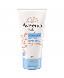 Aveeno Baby Dermexa Emollient Balsams Mierīgām Naktīm (75 ml)