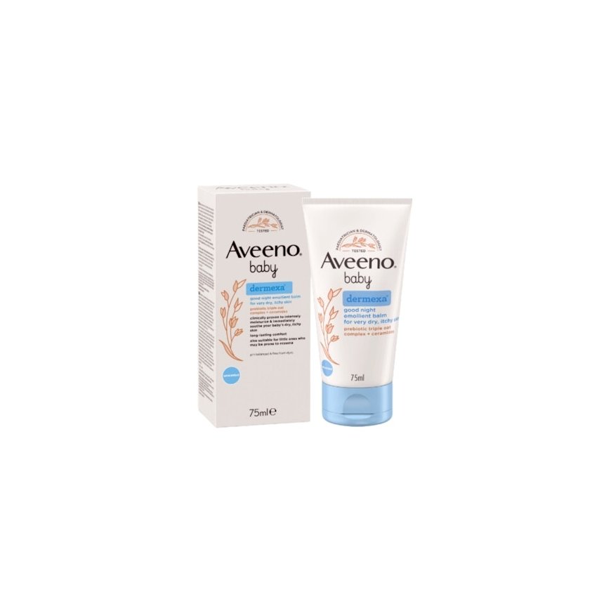 Aveeno Baby Dermexa emolientinis balzamas gerai nakčiai (75 ml) – 2
