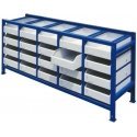 MEVA Workshop Shelf for Parts and Tools with Containers SET of 17 pcs. MEVA Workshop Shelf for Parts and Tools with Containers SET of 17 pcs.