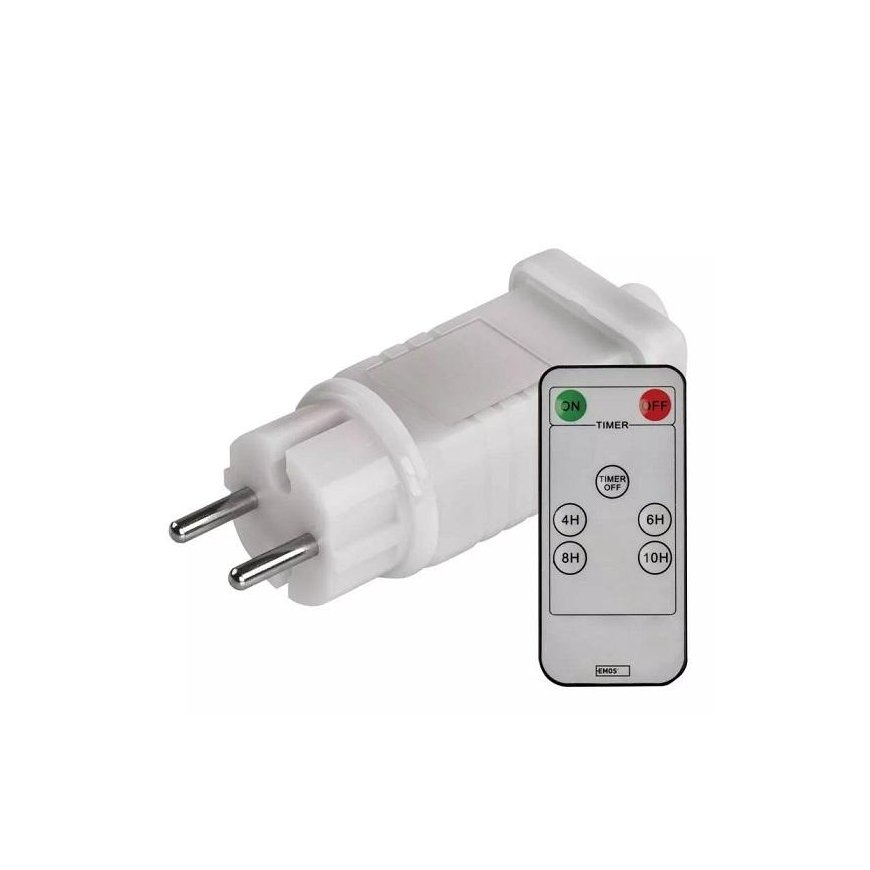 LED gaismas virtenes EMOS CONNECTING baro avots, 30Vdc, 12W, ar tālvadības pulti, IP44, EMOS