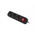 Lanberg PS1-03F-0150-BK power extension 1.5 m 3 AC outlet(s) Indoor Black Lanberg PS1-03F-0150-BK power extension 1.5 m 3 AC outlet(s) Indoor Black