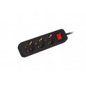 Lanberg PS1-03F-0150-BK power extension 1.5 m 3 AC outlet(s) Indoor Black Lanberg PS1-03F-0150-BK power extension 1.5 m 3 AC outlet(s) Indoor Black