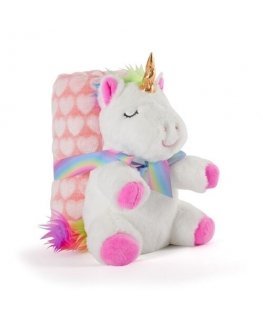 Perletti Tiara Unicorn Mīksta sega + plīša rotaļlieta 22cm