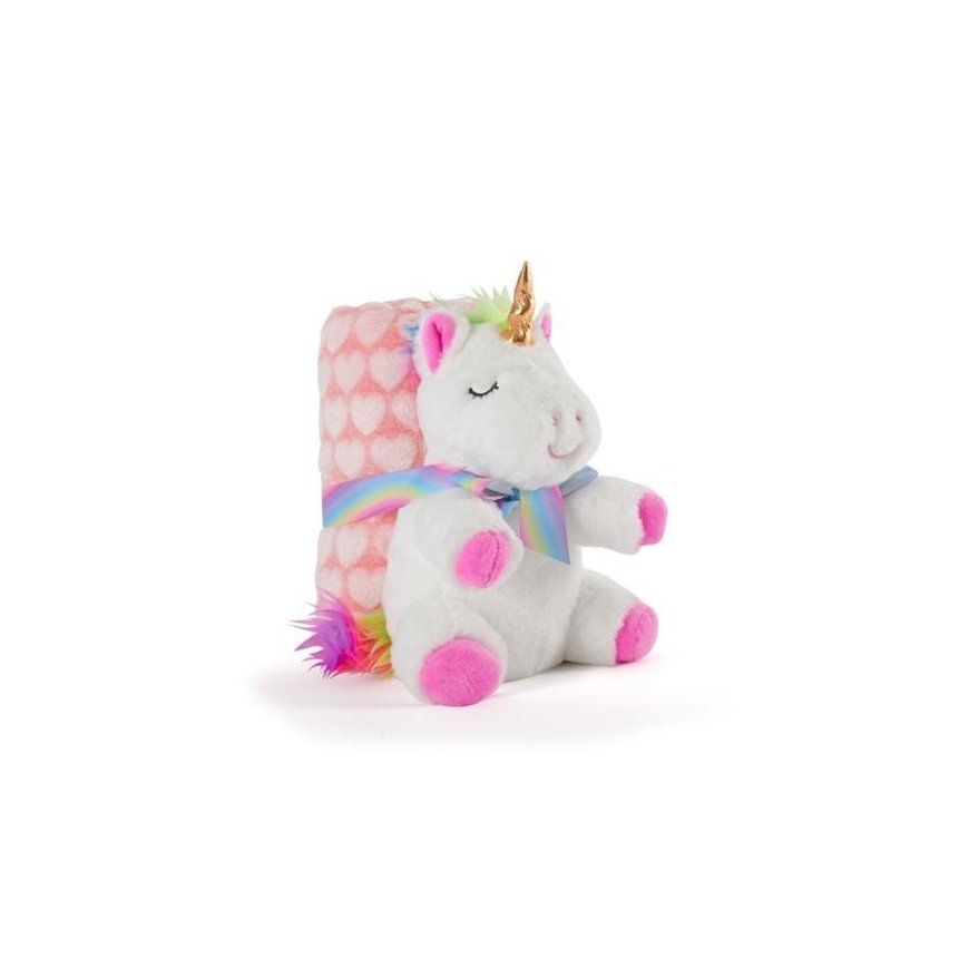 Perletti Tiara Unicorn Mīksta sega + plīša rotaļlieta 22cm – 2