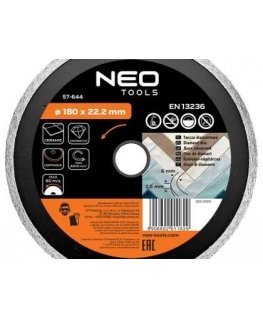 Neo Tools 180 x 22,2 mm deimantiniai diskai, tvirti