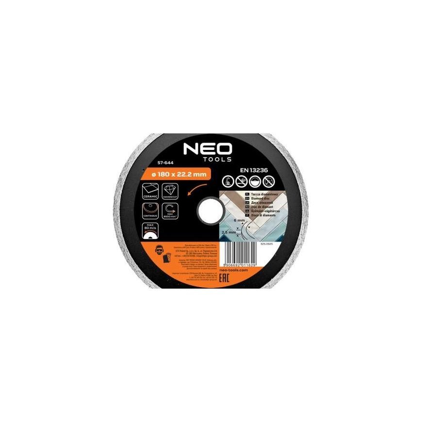 Neo Tools 180 x 22,2 mm teemantsaadikud, vastupidavad