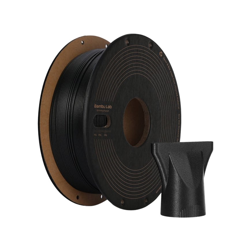 Bambu Lab PPA-CF diegi 1.75 mm 0.75 kg - melna