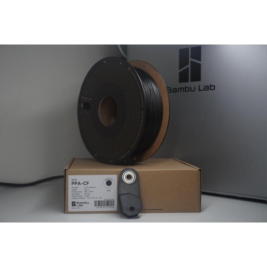 Bambu Lab PPA-CF filament 1.75 mm 0.75 kg - musta – 2
