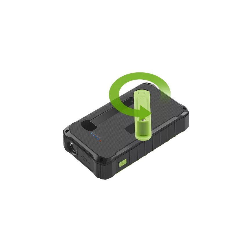 Denver PSO-10012 akku- ja paristolaturi Litium polymeeri (LiPo) 10000 mAh musta, Vaaleanvihreä – 3