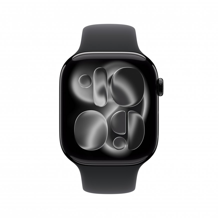 Apple Watch Series 11 OLED 46 mm Digitaalinen 416 x 496 pikseliä Kosketusnäyttö musta Wi-Fi GPS (sat – 2