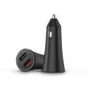 Xiaomi Mi 37W Dual-Port Car Charger Universaalne Must Sigaretisüütaja Automaatne