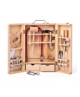 Woodyland Metal Tools in Wooden Box - Large