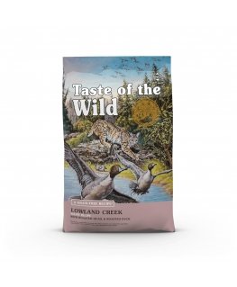 Taste of the Wild Lowland Creek sausas kačių maistas 6,6 kg Suaugusių Viščiukas, Antis, Saldžioji bulvė, Turkija