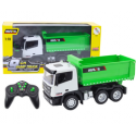 Lean Toys Tālvadības pašizgāzējs ar LED apgaismojumu 1:24 Lean Toys Tālvadības pašizgāzējs ar LED apgaismojumu 1:24