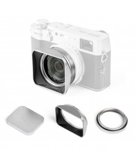 NiSi JetMag Pro objektyvo gaubtas, UV filtras ir dangtelis Fuji X100 serijai Sidabrinis