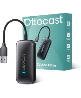Ottocast Play2Video Ultra адаптер беспроводного Carplay/Android Auto