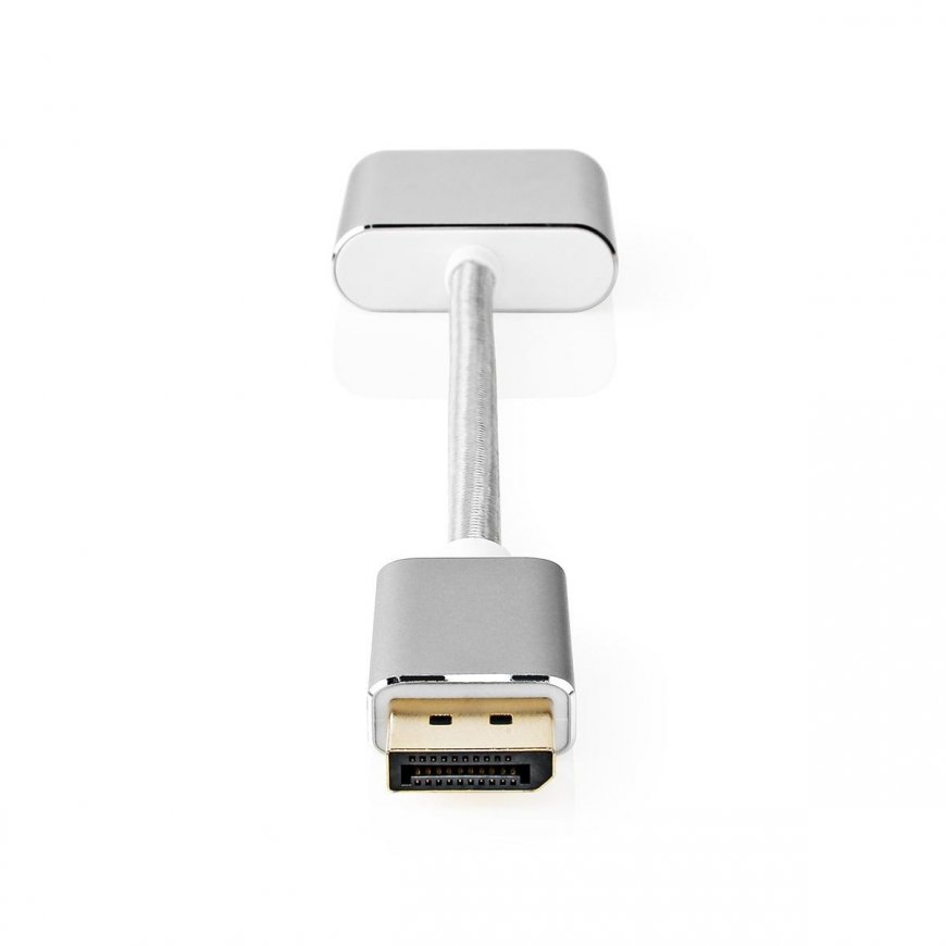 Nedis CCTB37250AL02 vaizdo kabelio adapteris 0,2 m DisplayPort DVI-D Sidabras – 2