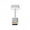 Nedis CCTB37250AL02 videokaabliadapter 0,2 m DisplayPort DVI-D Hõbe Nedis CCTB37250AL02 videokaabliadapter 0,2 m DisplayPort DVI-D Hõbe