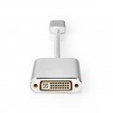 Nedis CCTB37250AL02 видео кабель адаптер 0,2 m DisplayPort DVI-D Серебристый Nedis CCTB37250AL02 видео кабель адаптер 0,2 m DisplayPort DVI-D Серебристый