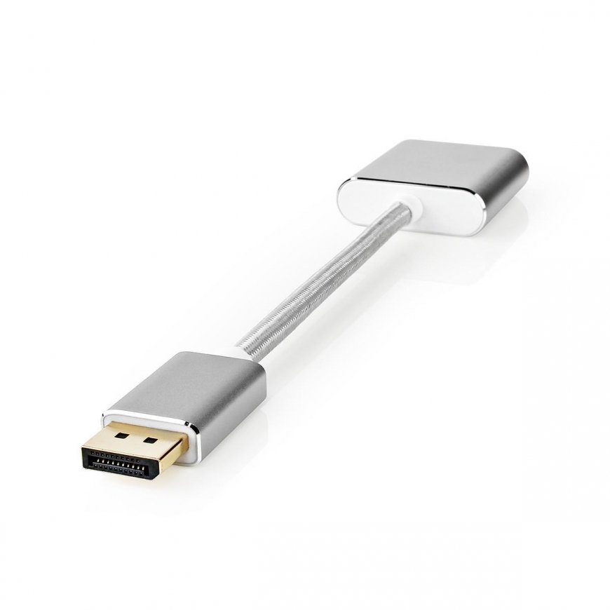 Nedis CCTB37250AL02 video kabeļu aksesuārs 0,2 m DisplayPort DVI-D Sudrabs – 4