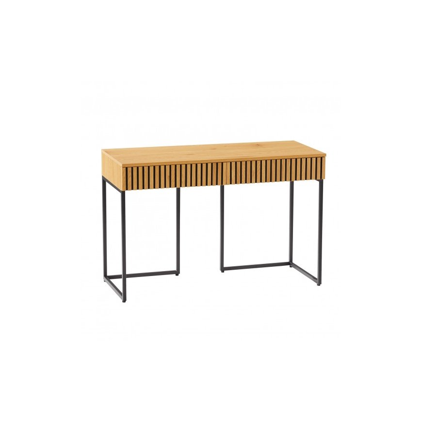 Home4You Writing Desk HAMPTON 120x50xH79cm, melamine with oak veneer – 2