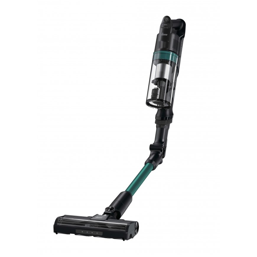 Hoover HF1P10PX 011 Varstolmuimeja Patarei Kuiv Vaht, Mikro Kotita 0,7 l 165 W Must, Türkiis 22 Ah – 2