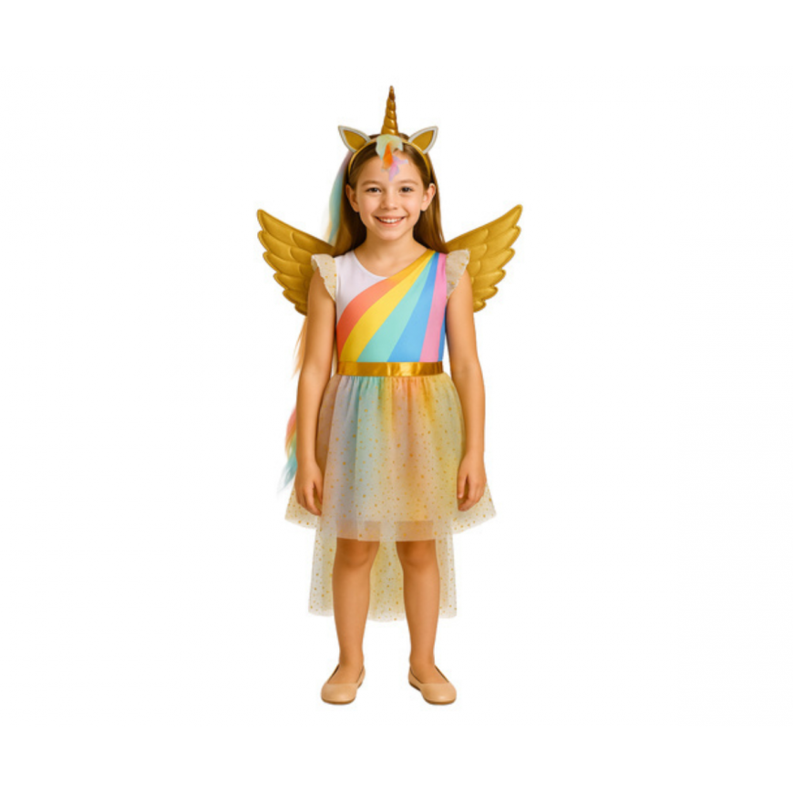 Three-piece unicorn costume 130-140 cm Kruzzel 26677