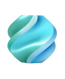 Bambu Lab PLA Silk Dual Color plastikas 1,75 mm 1 kg - komplekte su daugkartinio naudojimo rite - Mėlyna Hawaii