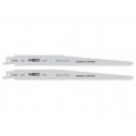 Neo Tools Pjūklo ašmenys tiesiam pjūklui 228 x 19 x 1,27 mm, 6TPI, 2 vnt. rinkinys Neo Tools Pjūklo ašmenys tiesiam pjūklui 228 x 19 x 1,27 mm, 6TPI, 2 vnt. rinkinys