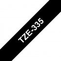 Brother TZE-335 label-making tape White on black TZ Brother TZE-335 label-making tape White on black TZ