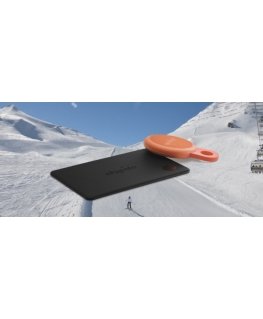 Chipolo LOOP – Rechargeable Bluetooth Tracker with Silicone Loop for iOS & Android, Charcoal