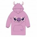 Disney Stitch Angel oversized sweatshirt coat for adults in coral. Disney Stitch Angel oversized sweatshirt coat for adults in coral.