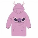 Disney Stitch Angel oversized sweatshirt coat for adults in coral. Disney Stitch Angel oversized sweatshirt coat for adults in coral.