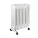 Adler AD 7817 telpu sildītājs Iekštelpas Balts 2500 W Elektriskais eļļas sildītājs