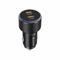 Swissten PD 2x USB-C Car Charger 50W with USB-C - USB-C Cable 1m Swissten PD 2x USB-C Car Charger 50W with USB-C - USB-C Cable 1m