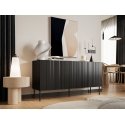 Cama Chest of drawers ISLA 150.5x40x75 matte black Cama Chest of drawers ISLA 150.5x40x75 matte black