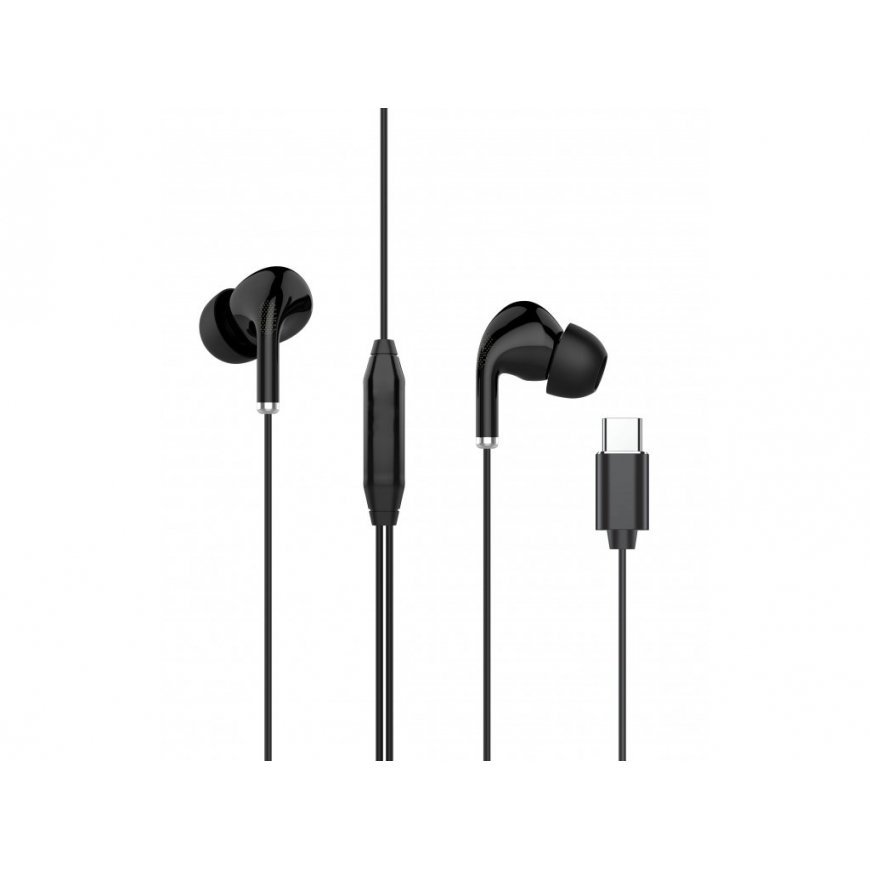 Winner Group WG - Type-C Connector Headphones, Eclipse Duo, Wired, Black